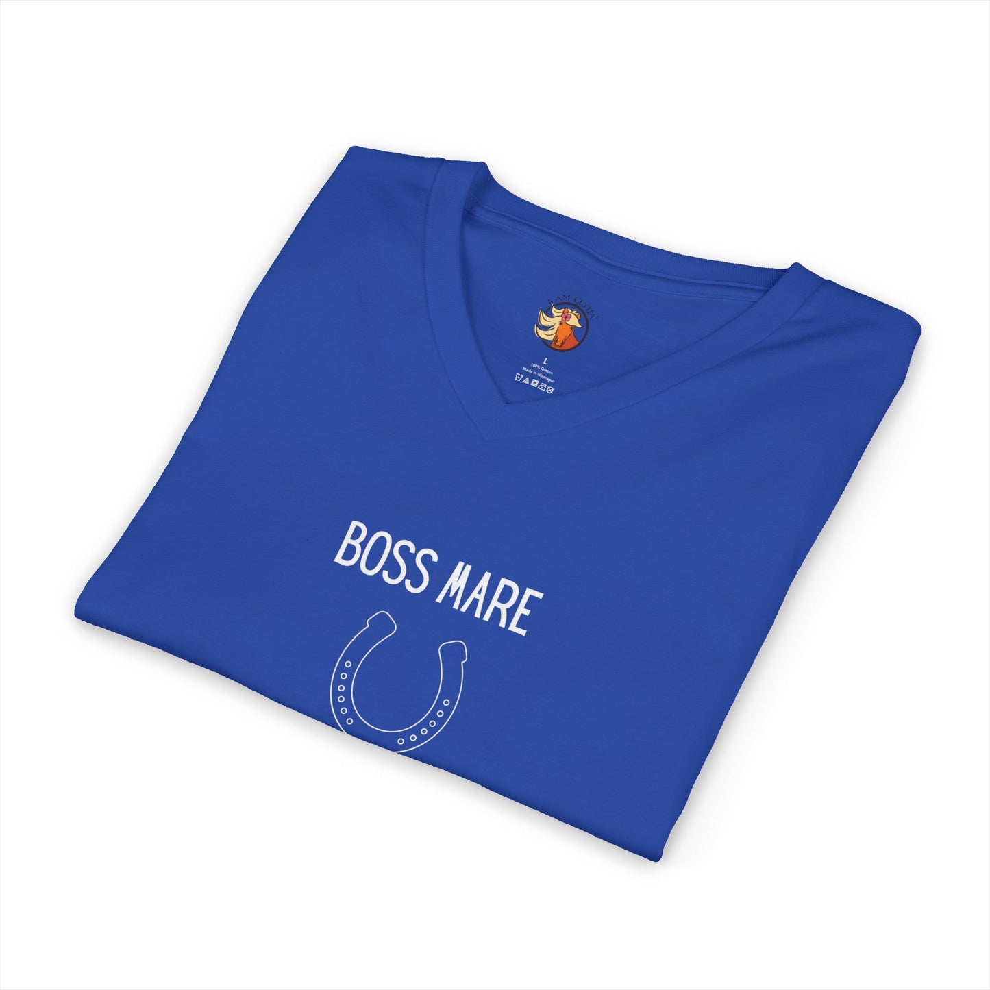 "Boss Mare" v-neck t shirt