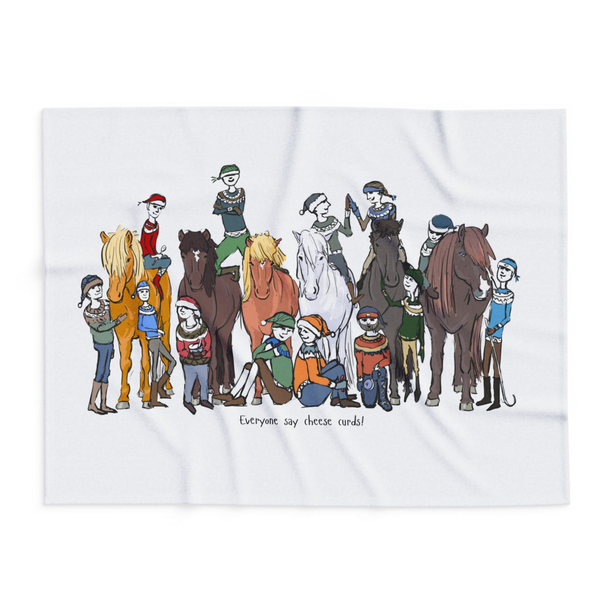 The New Family Photo Fleece Blanket | Charlotte Guernsey Collection