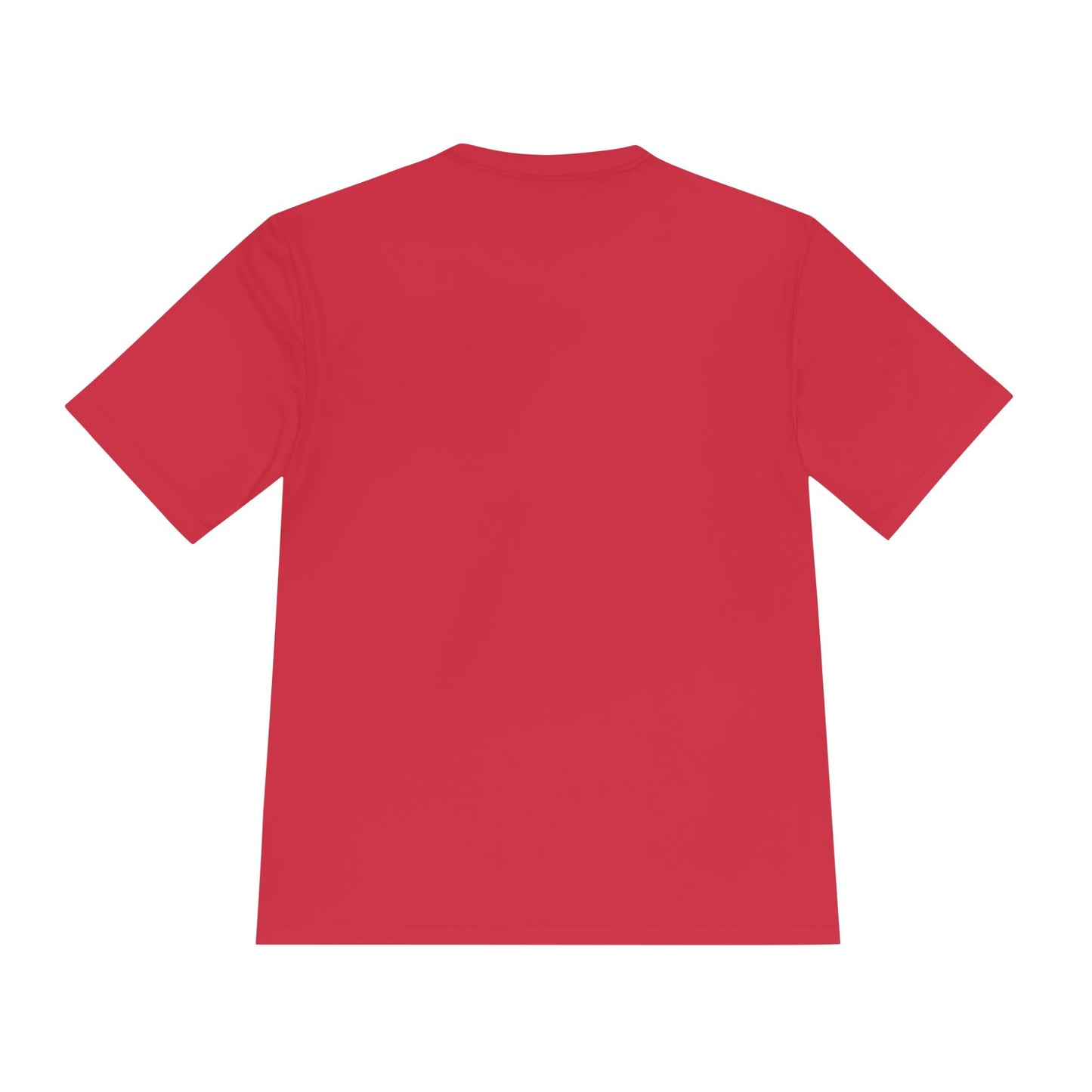 Red t-shirt on a white background