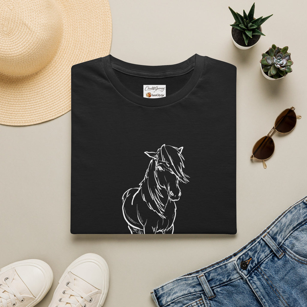 Fróði horse lover tee by IamGlytja