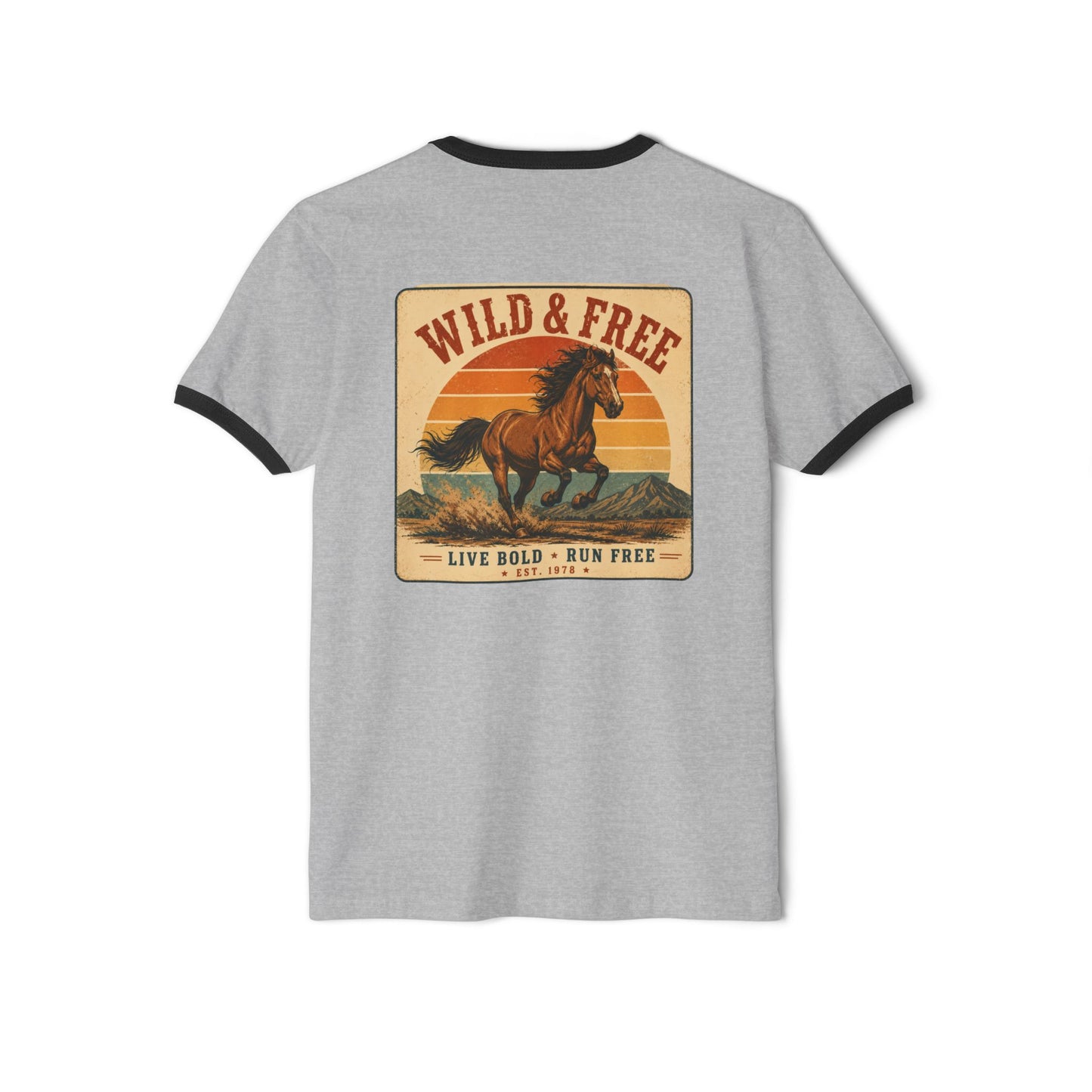 Wild & Free Ringer Tee