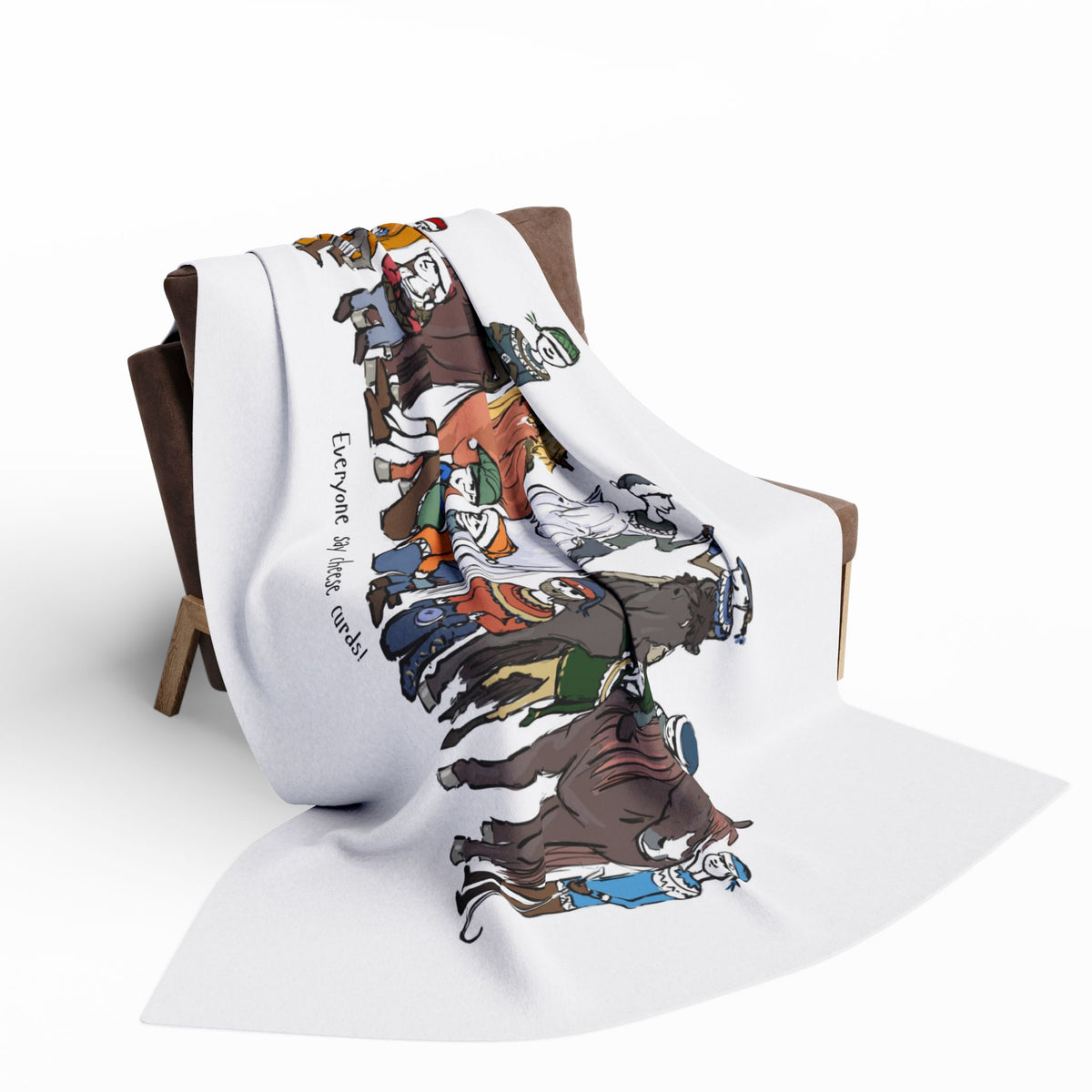 The New Family Photo Fleece Blanket | Charlotte Guernsey Collection