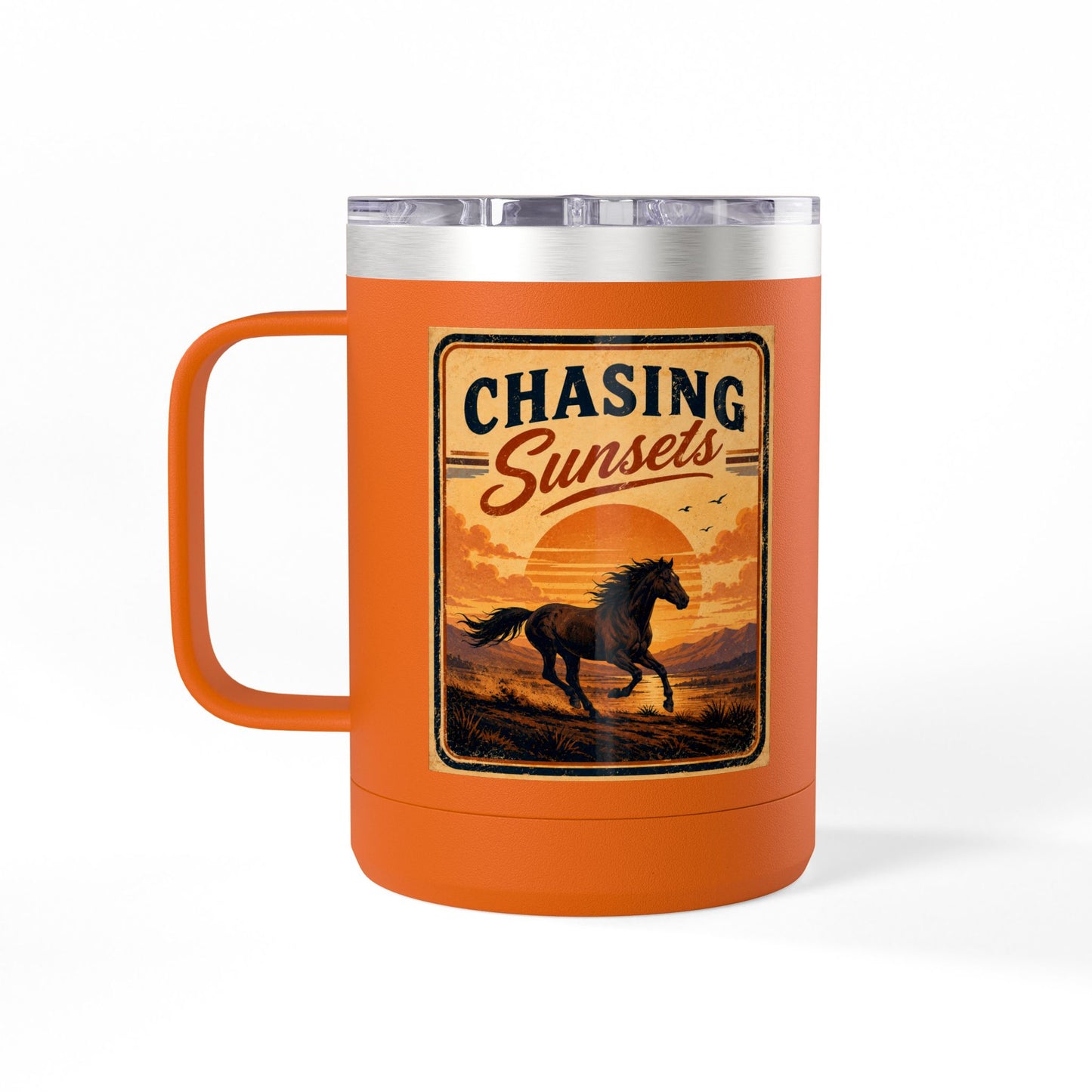 Chasing Sunsets 15oz Travel Mug