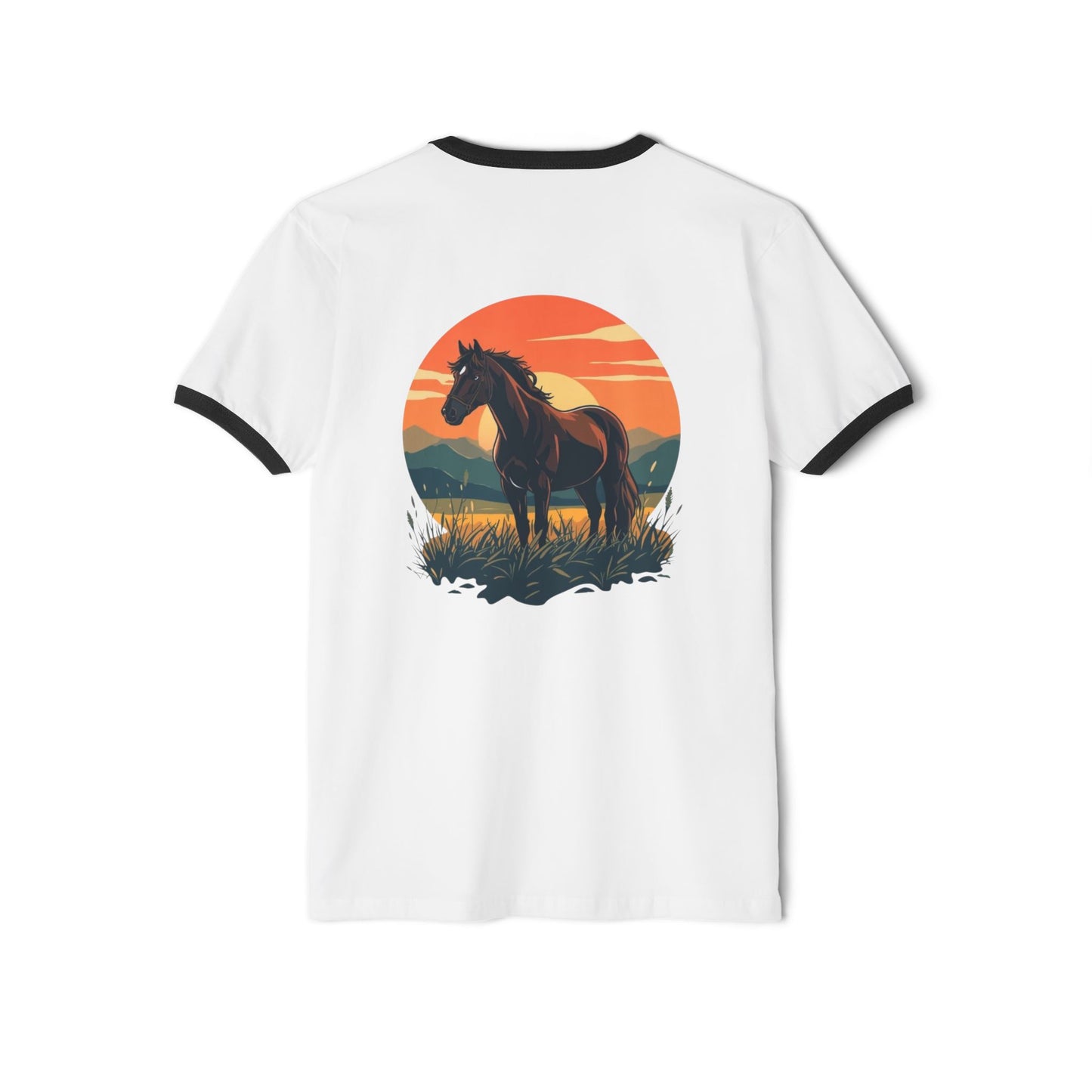 The Boss Mare Sunset Ringer Tee