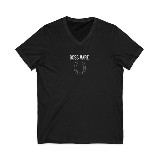 "Boss Mare" v-neck t shirt