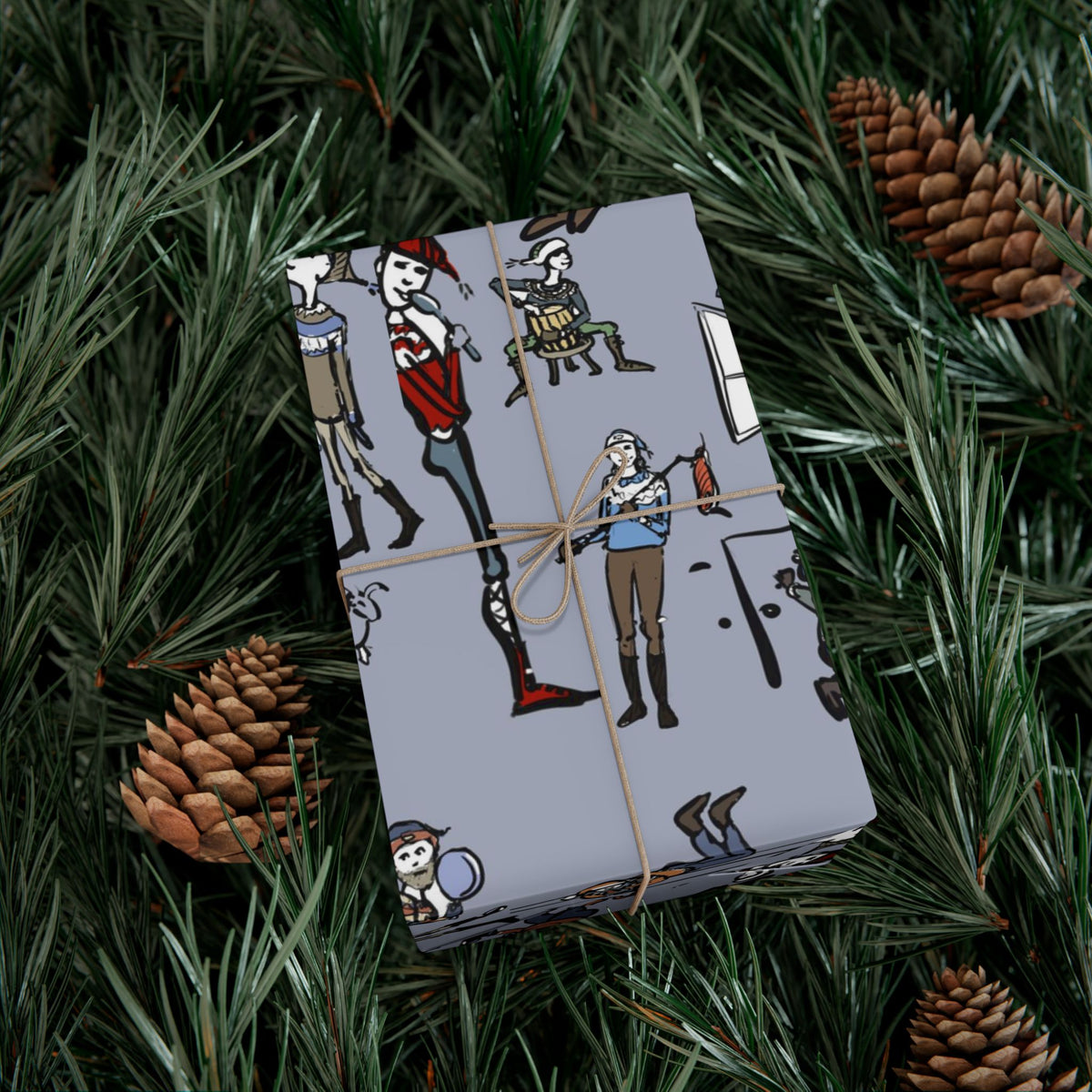Yule Lad wrapping paper