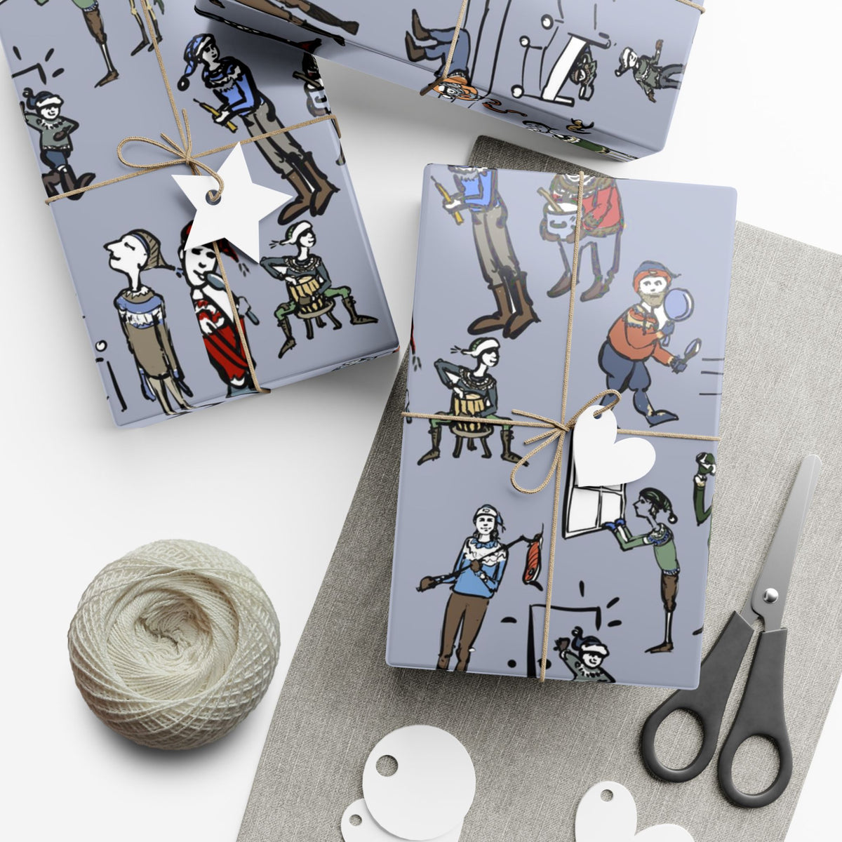 Yule Lad wrapping paper