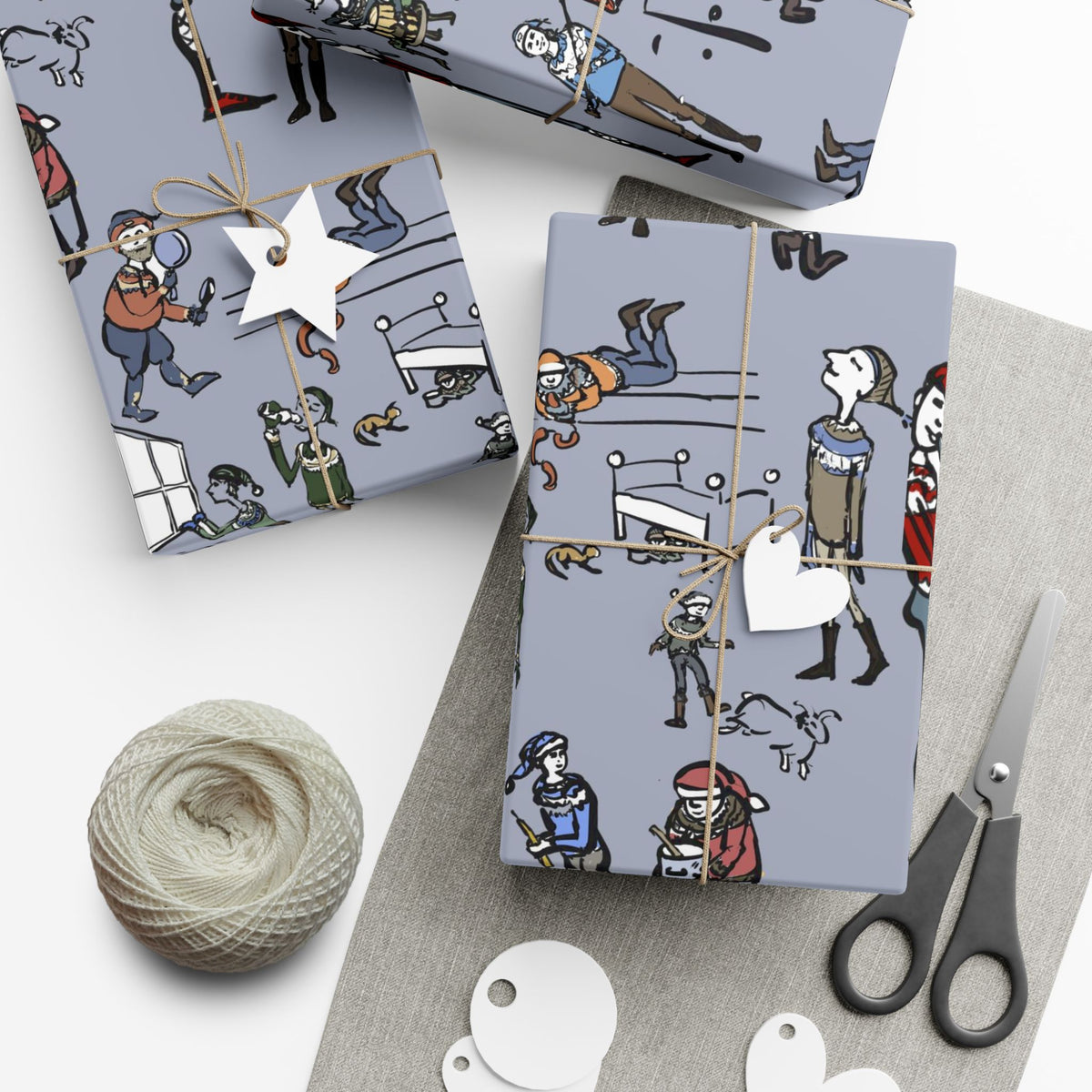 Yule Lad wrapping paper