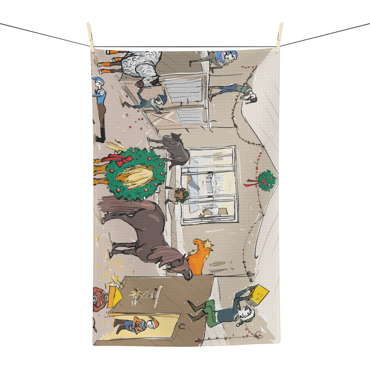 The Great Christmas Disaster Kitchen Towel