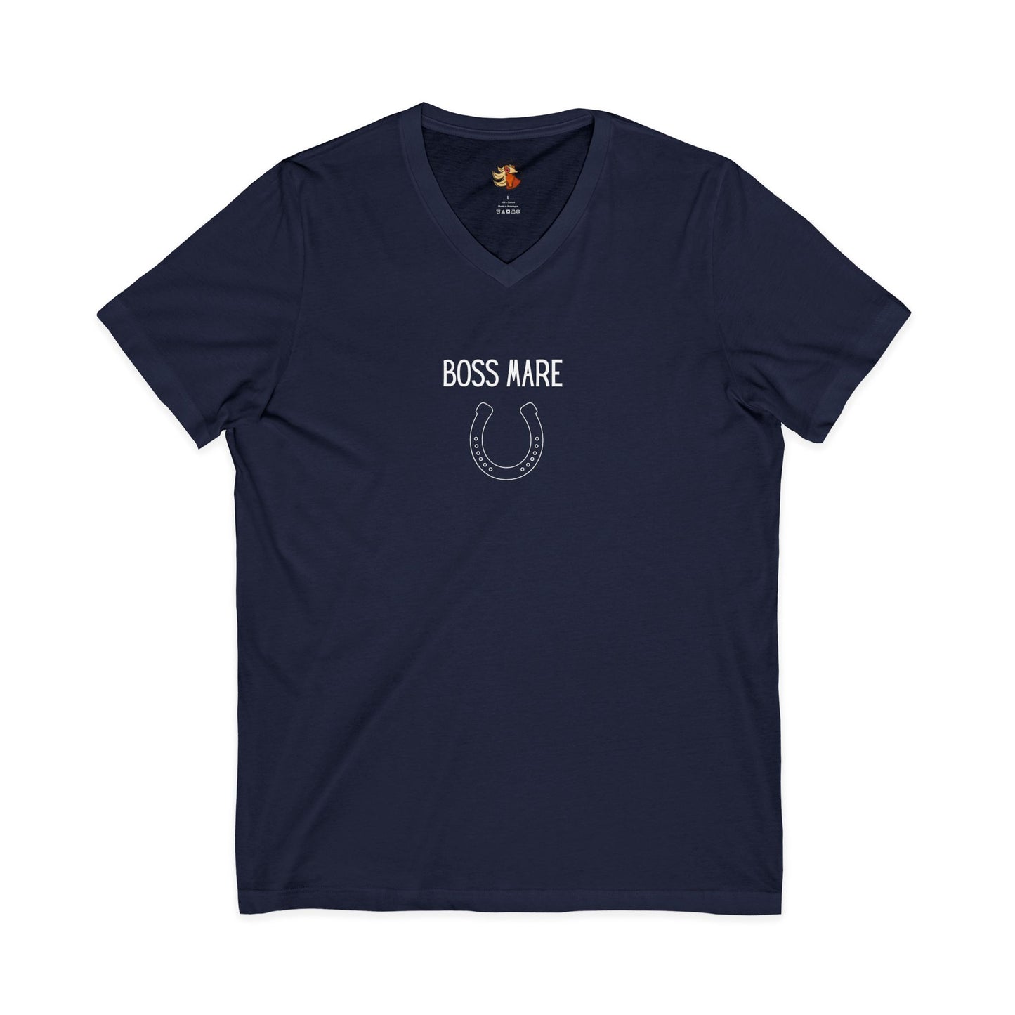 "Boss Mare" v-neck t shirt