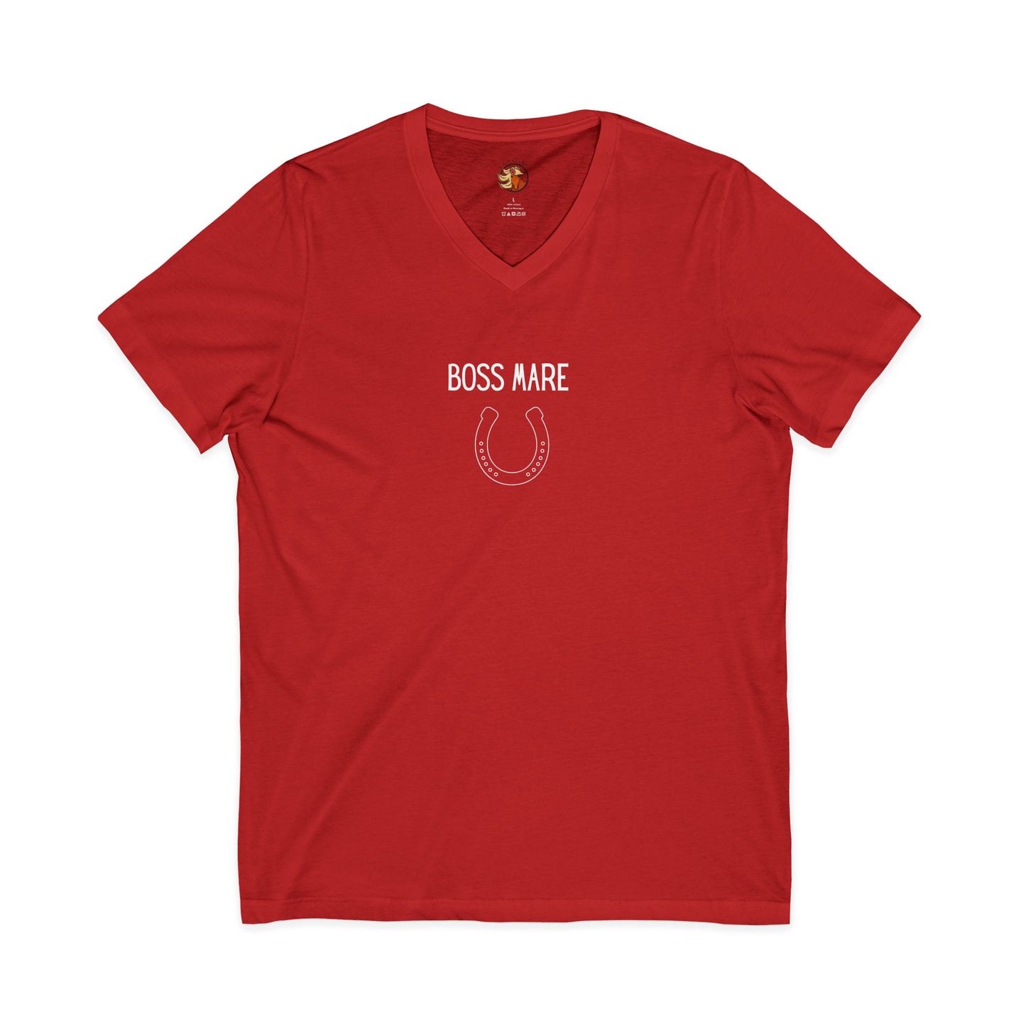 "Boss Mare" v-neck t shirt