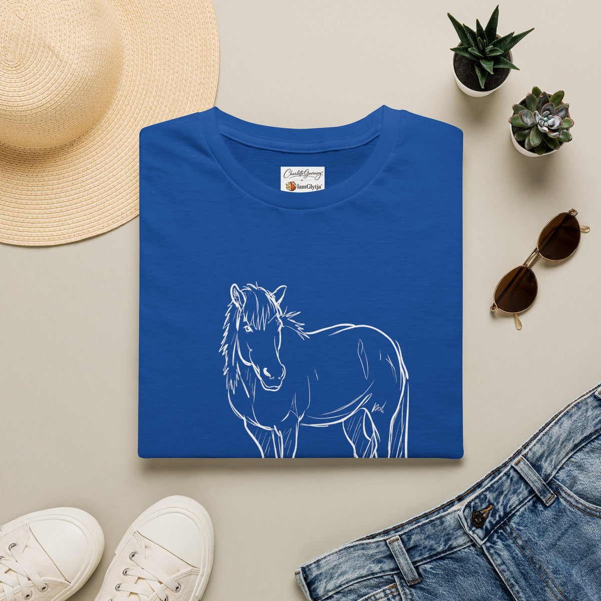 Glytja Boss Mare t-shirt in black