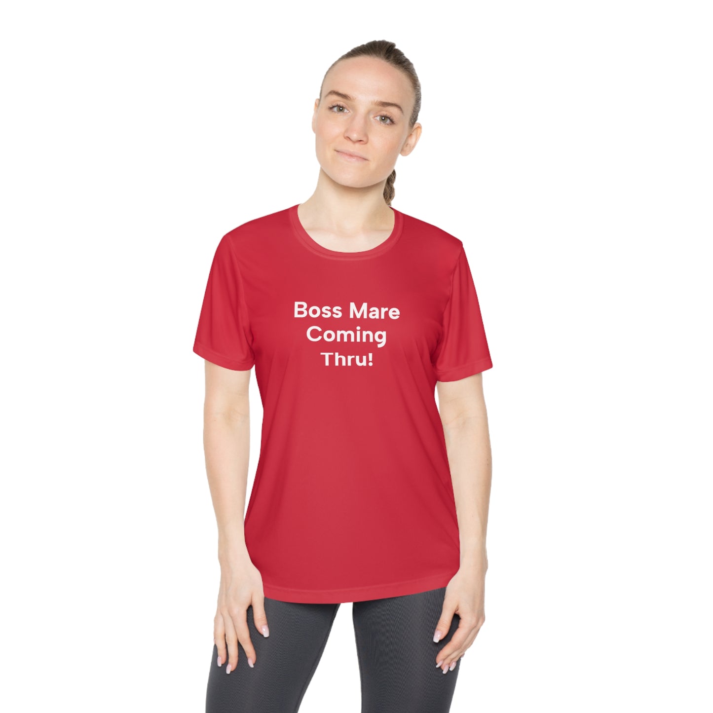 "Boss Mare Coming Thru! Byyeee!" Ladies Trail Riding Tee