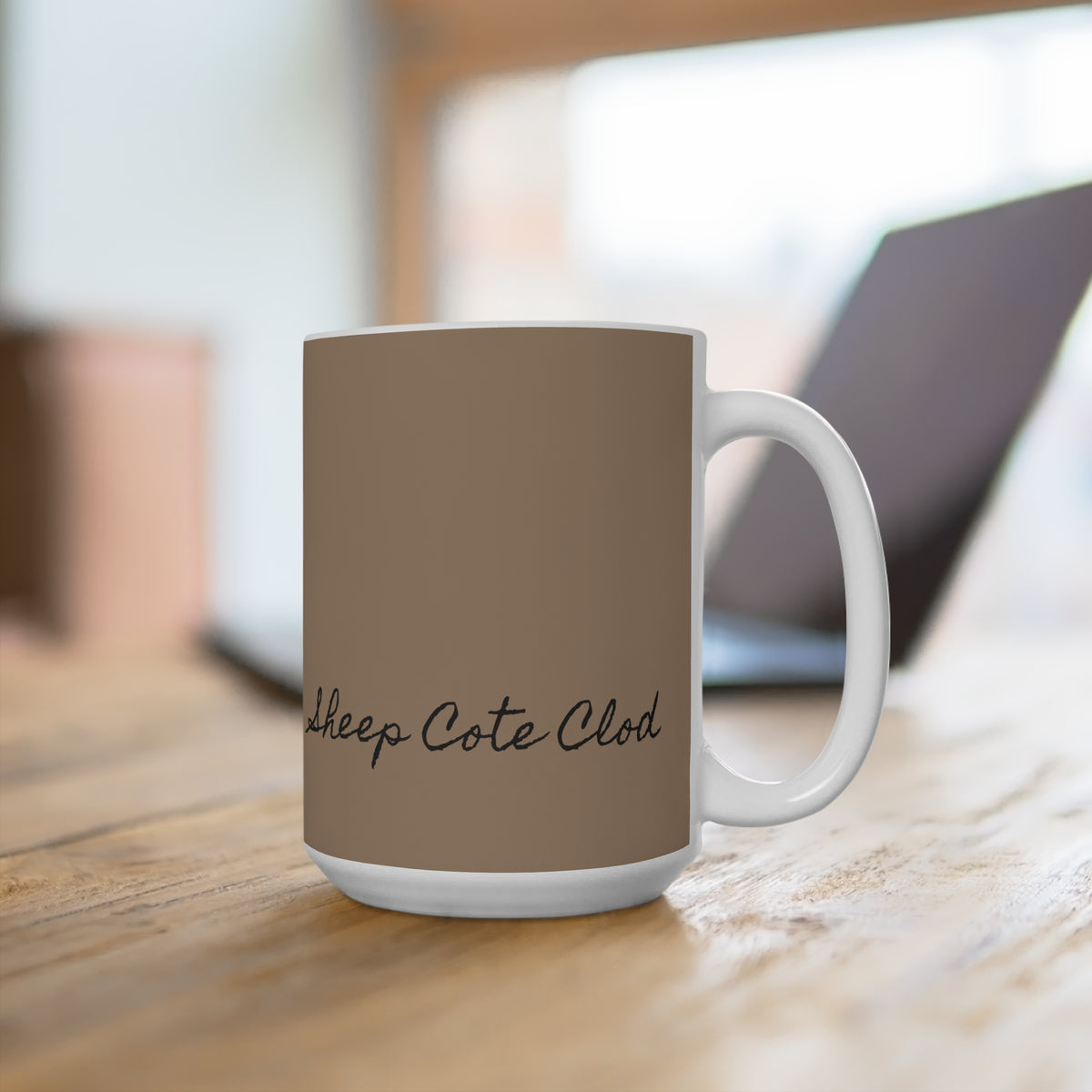 Sheep Cote Clod Yule Lad coffee mug, alternate view