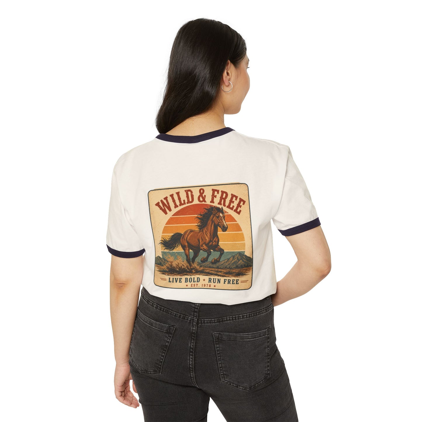 Wild & Free Ringer Tee