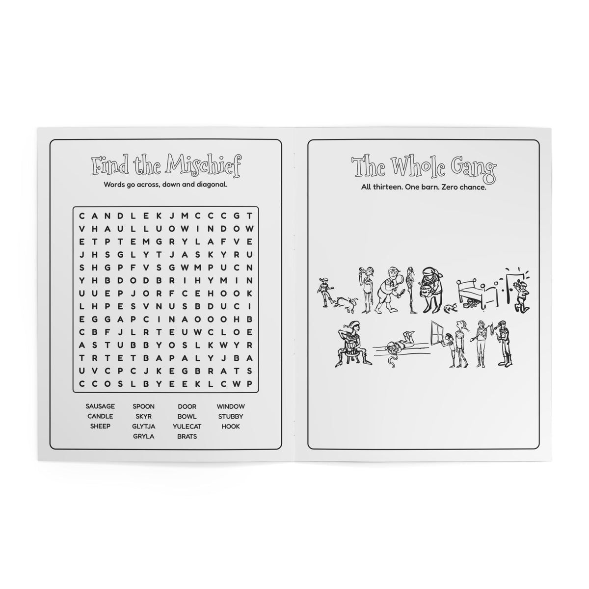 The Yule Lads Coloring Book