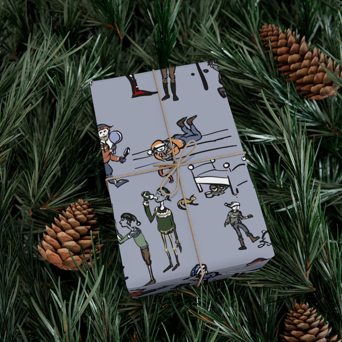 Yule Lad wrapping paper