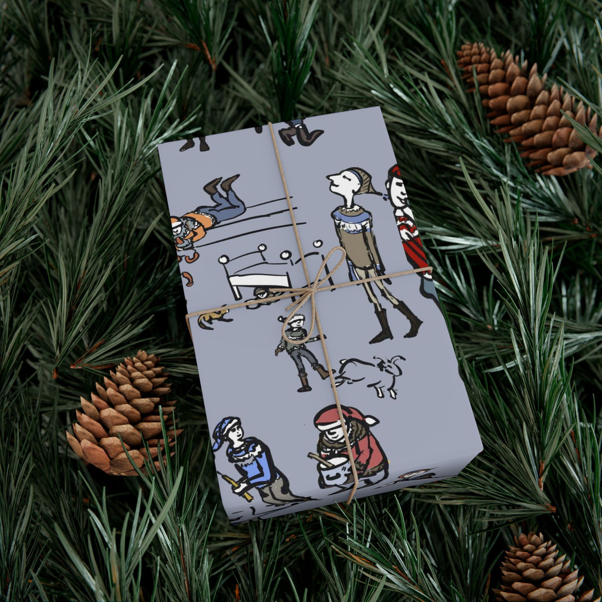 Yule Lad wrapping paper
