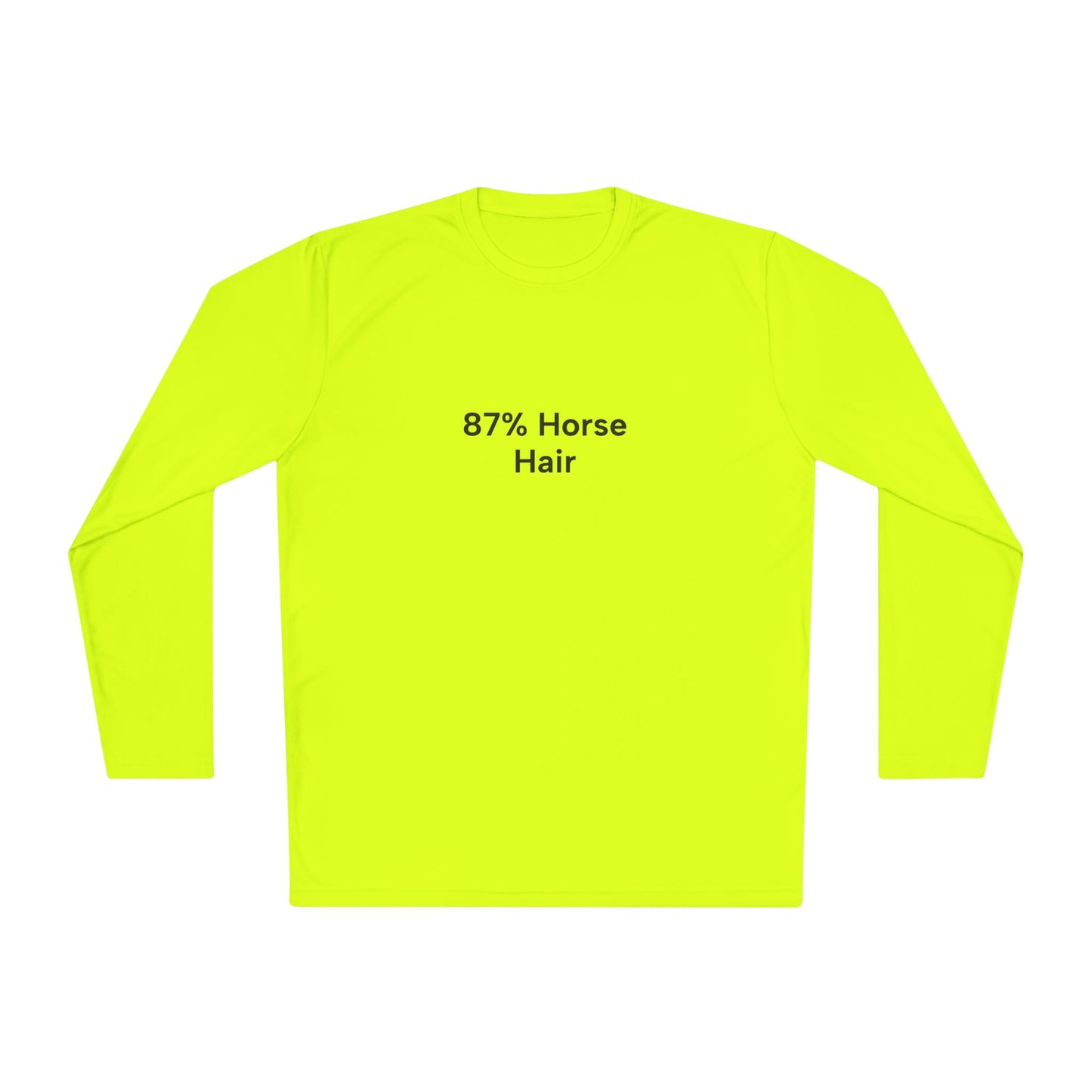 "87% Horse Hair" Ladies Long Sleeve Trail Riding T‑Shirt