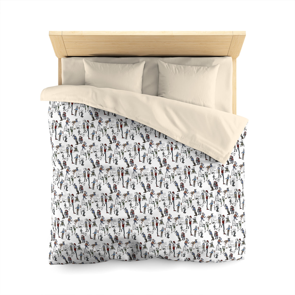 Christmas Chaos at HestaRokk | Yule Lad Duvet Cover