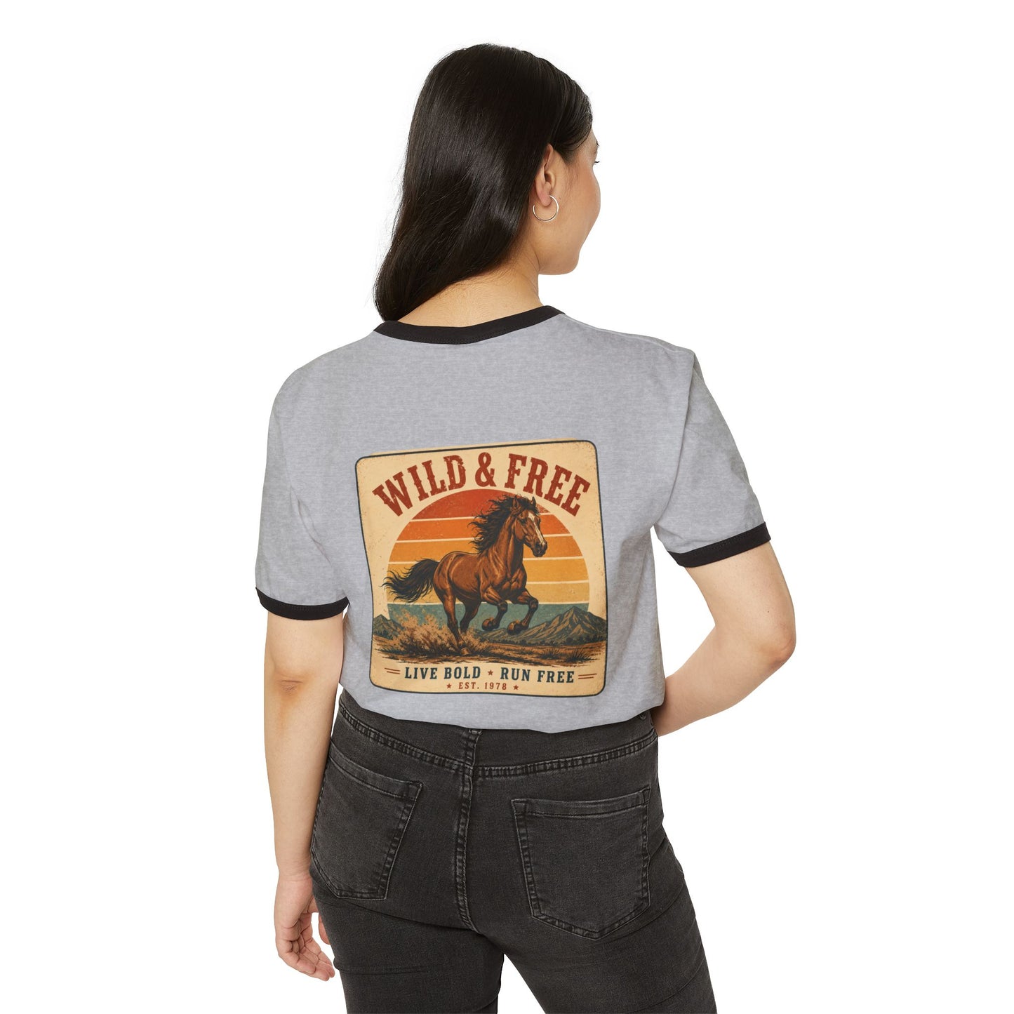 Wild & Free Ringer Tee