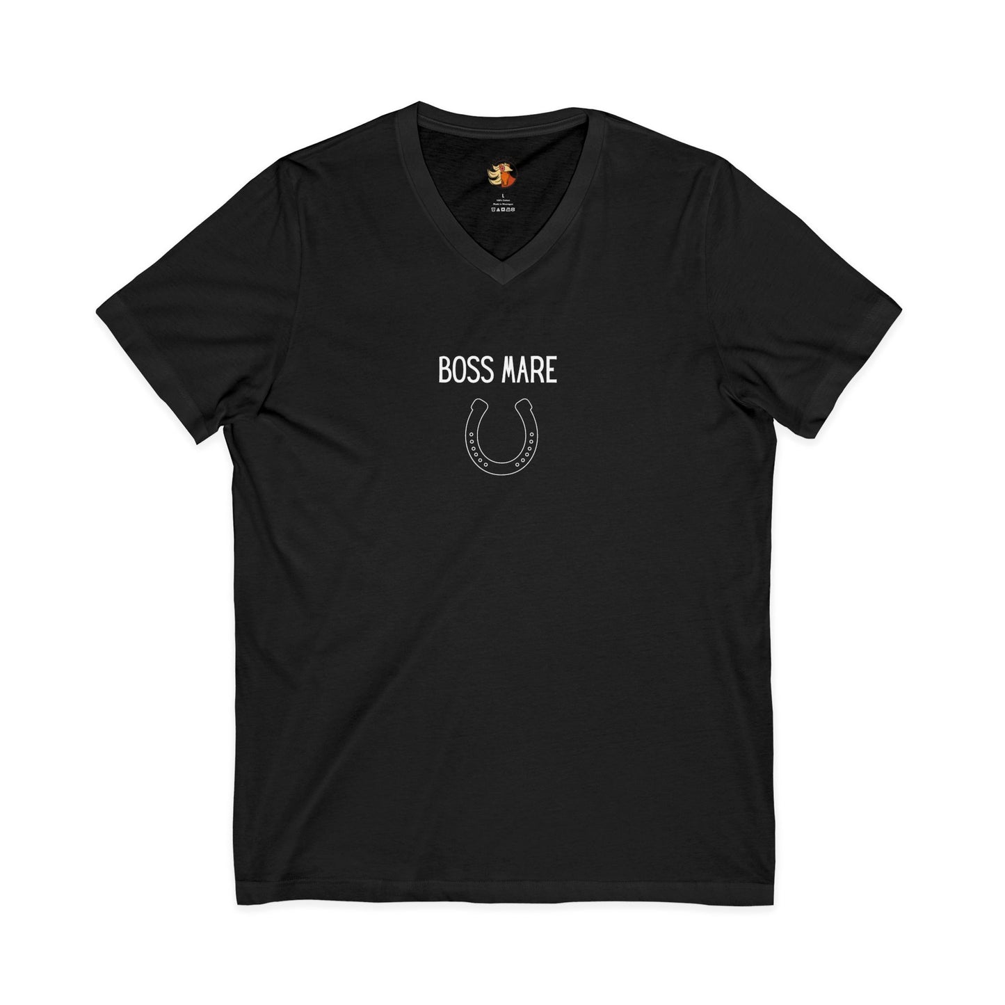 "Boss Mare" v-neck t shirt