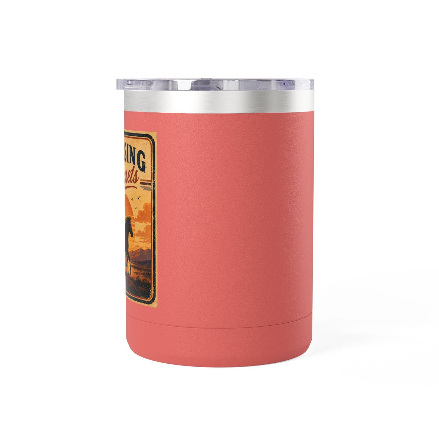 Chasing Sunsets travel mug shown in alternate color