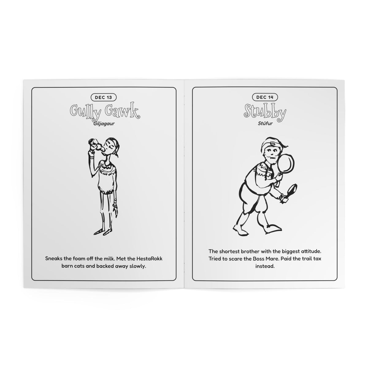 The Yule Lads Coloring Book
