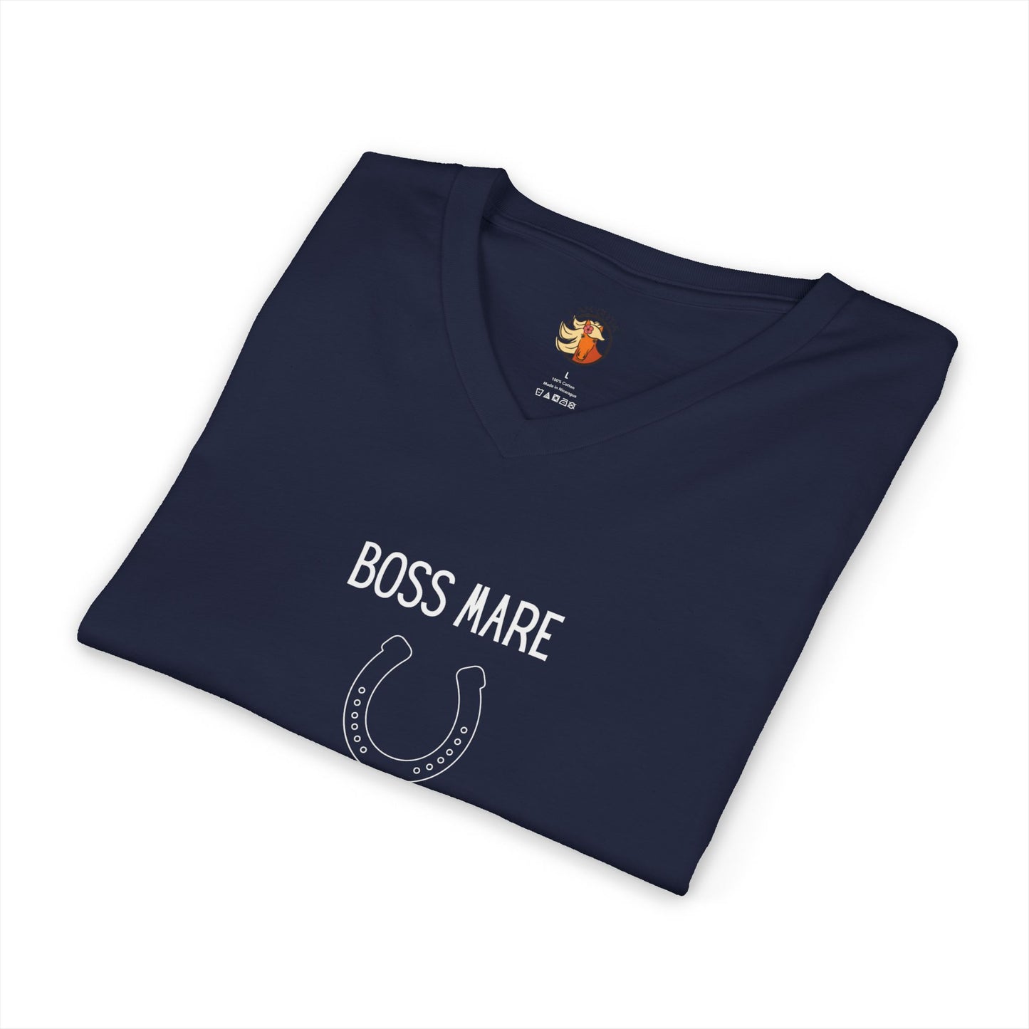 "Boss Mare" v-neck t shirt