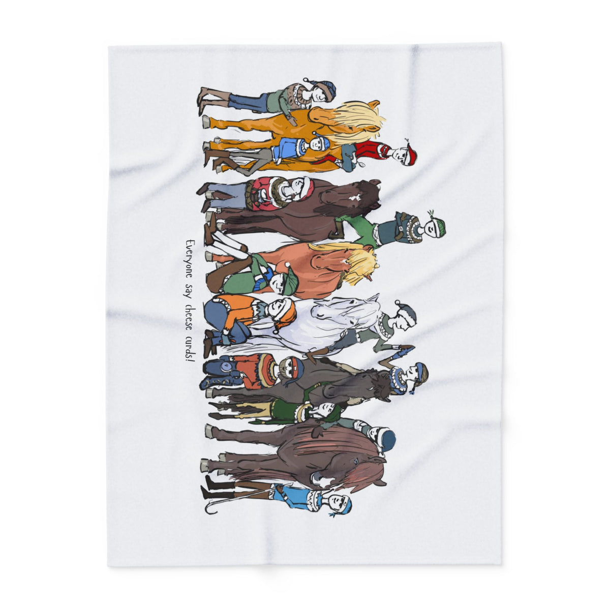 The New Family Photo Fleece Blanket | Charlotte Guernsey Collection