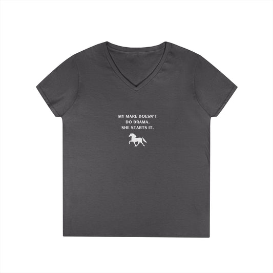 "My Mare Doesn't Do Drama, She Starts It" Horse Lover Tee