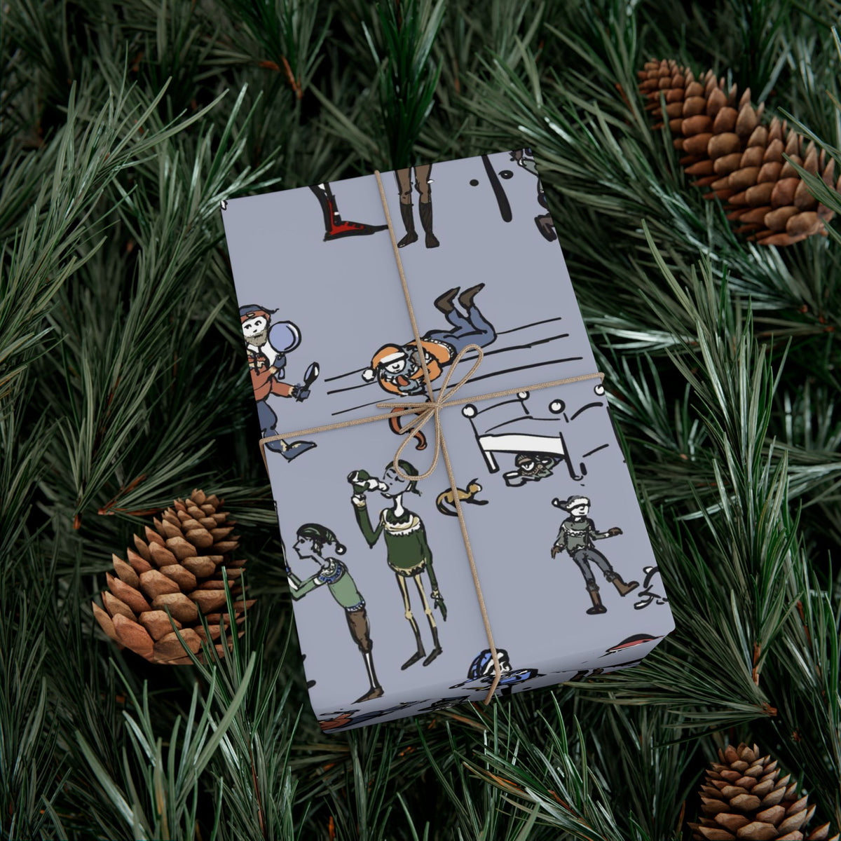 Yule Lad wrapping paper