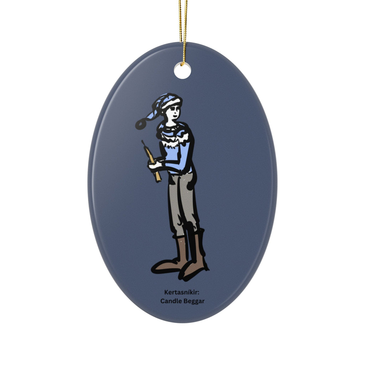 Candle Beggar Yule Lad ornament
