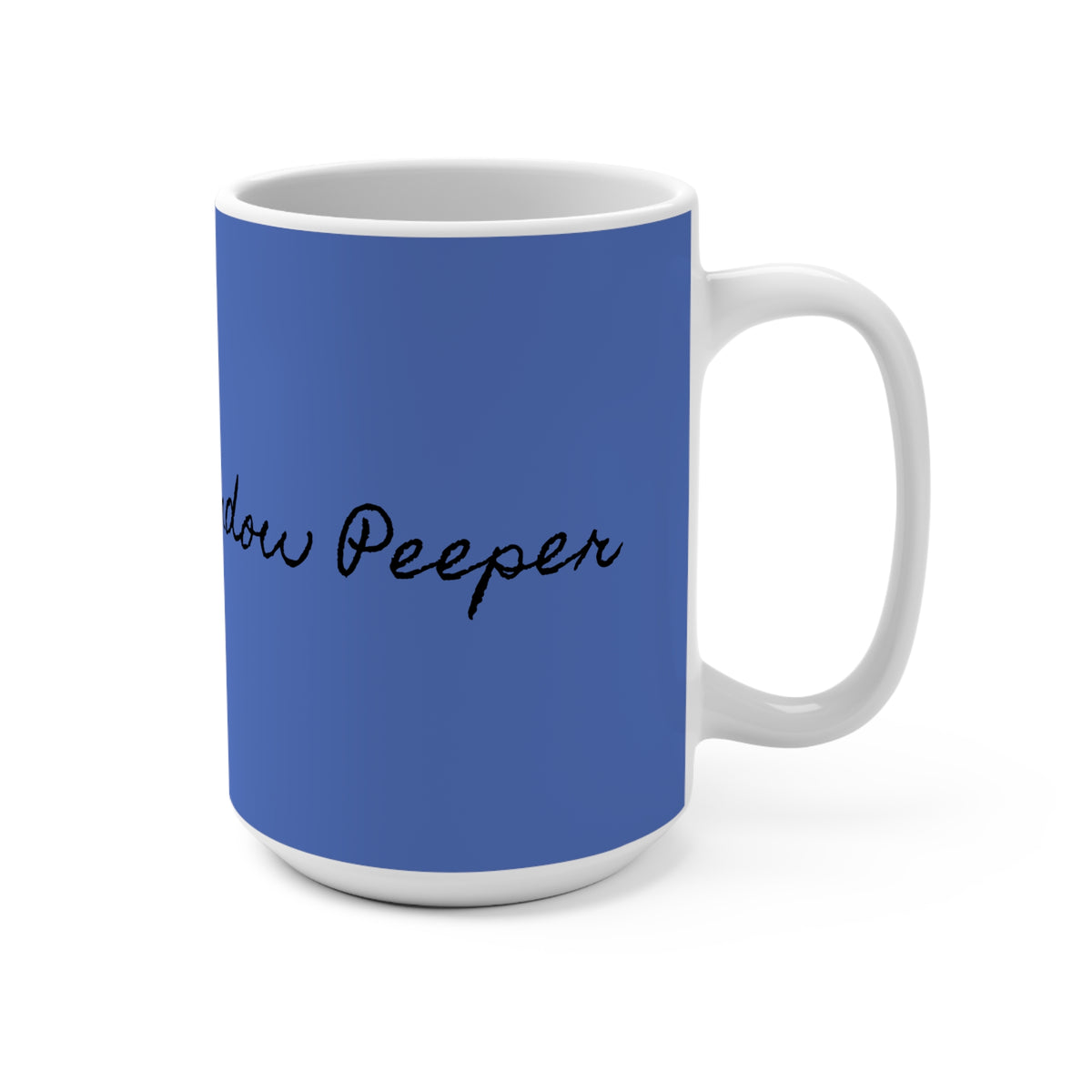 Window Peeper Icelandic Yule Lad Christmas mug, side view
