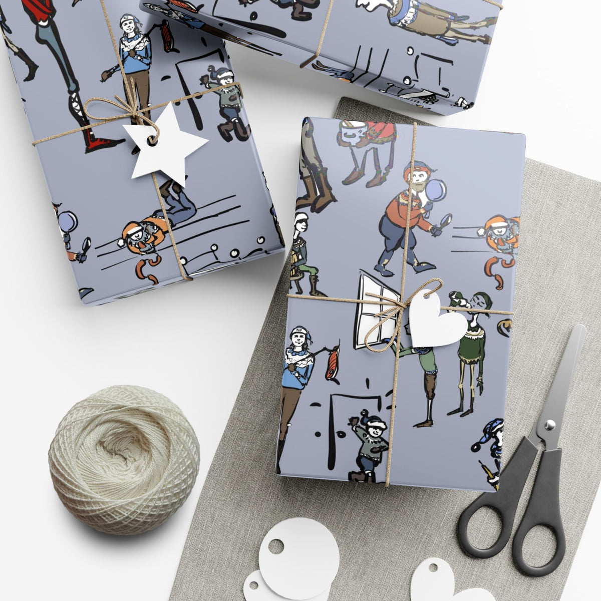 Yule Lad wrapping paper