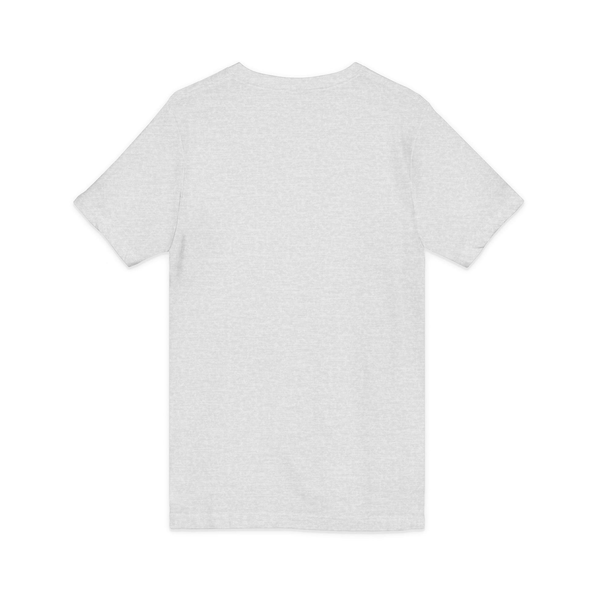 Plain white t-shirt on a white background