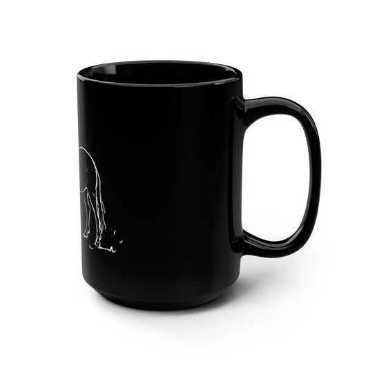 Gössi blue-eyed Icelandic horse coffee mug by IamGlytja