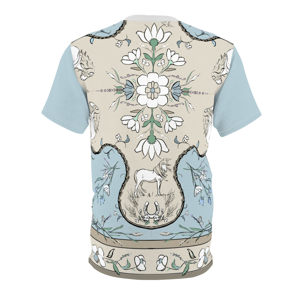 Lambs Hill Rug all-over print shirt detail