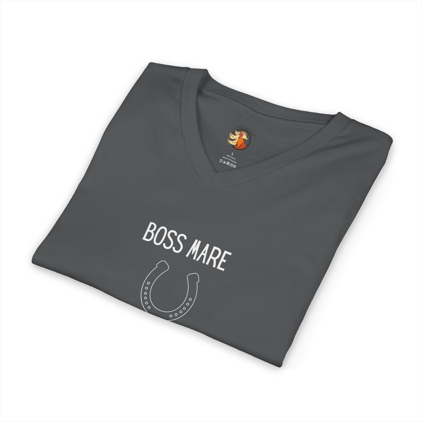 "Boss Mare" v-neck t shirt