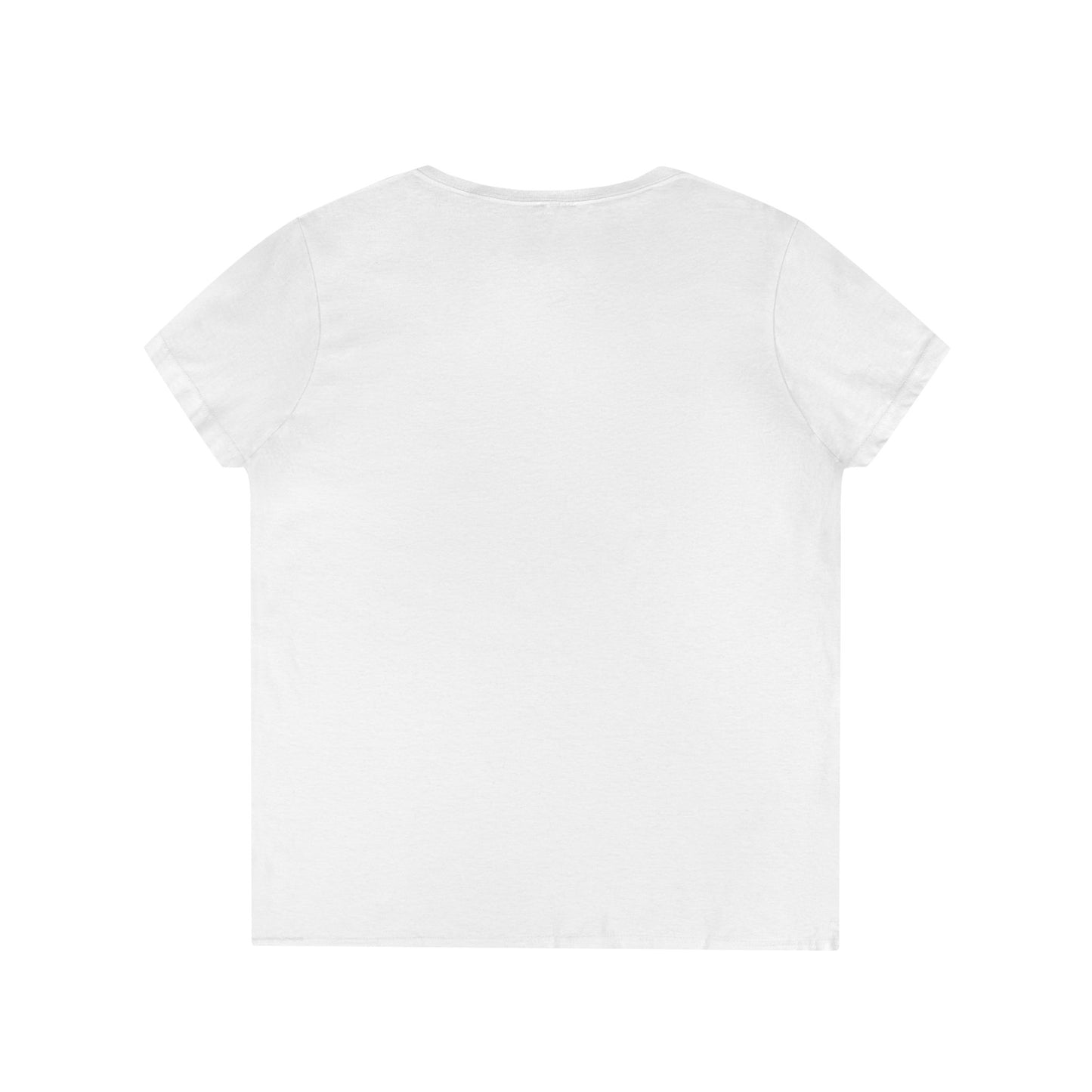 White t-shirt on a white background