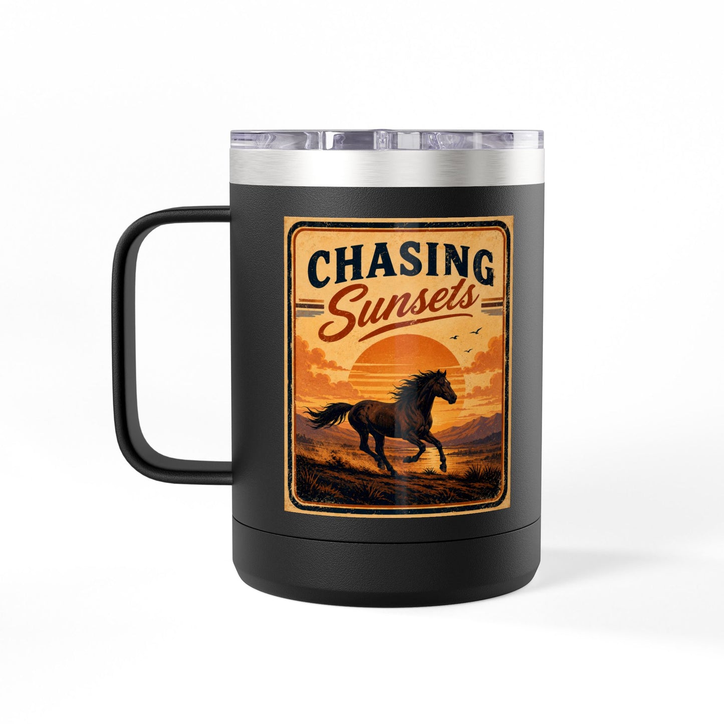 Chasing Sunsets 15oz Travel Mug