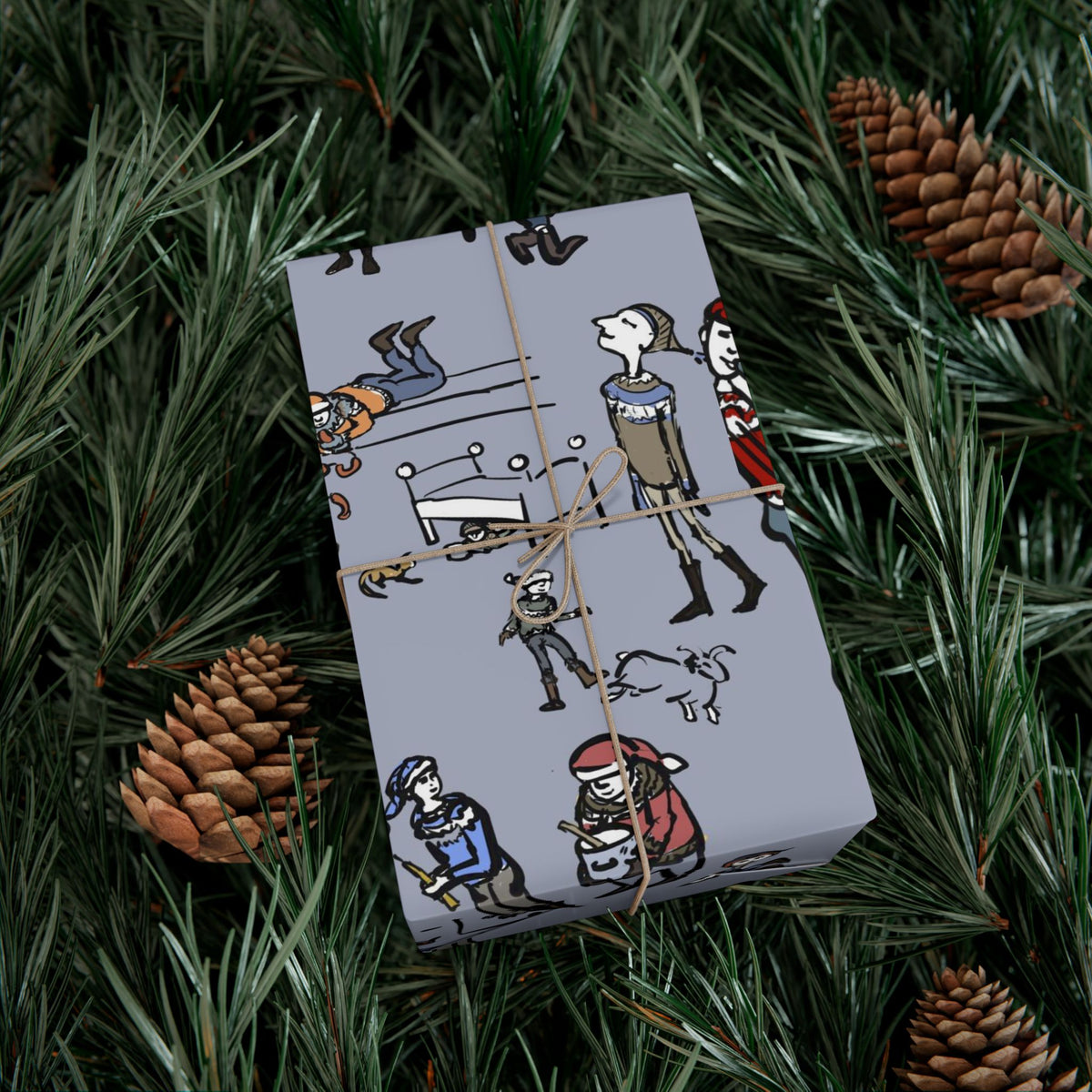 Yule Lad wrapping paper