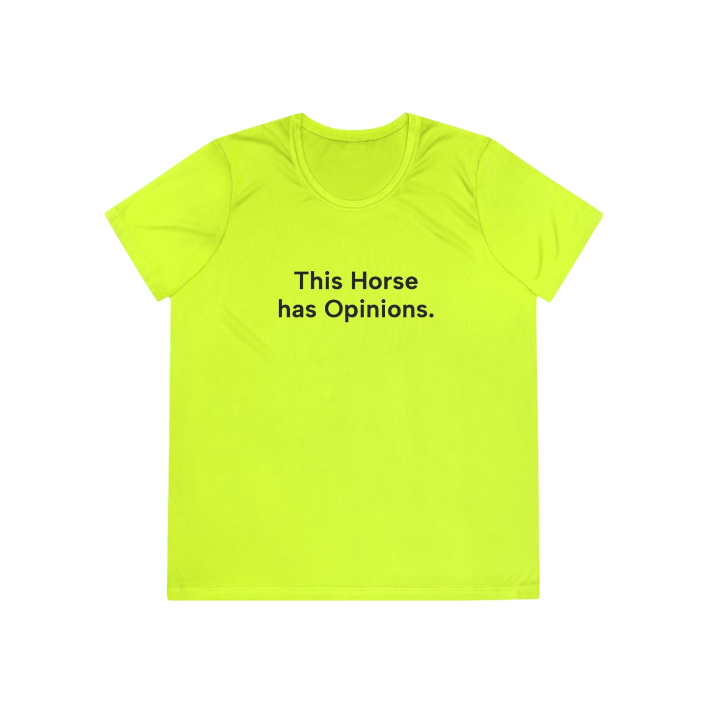"This Horse has Opinions" Ladies Trail Riding T‑Shirt