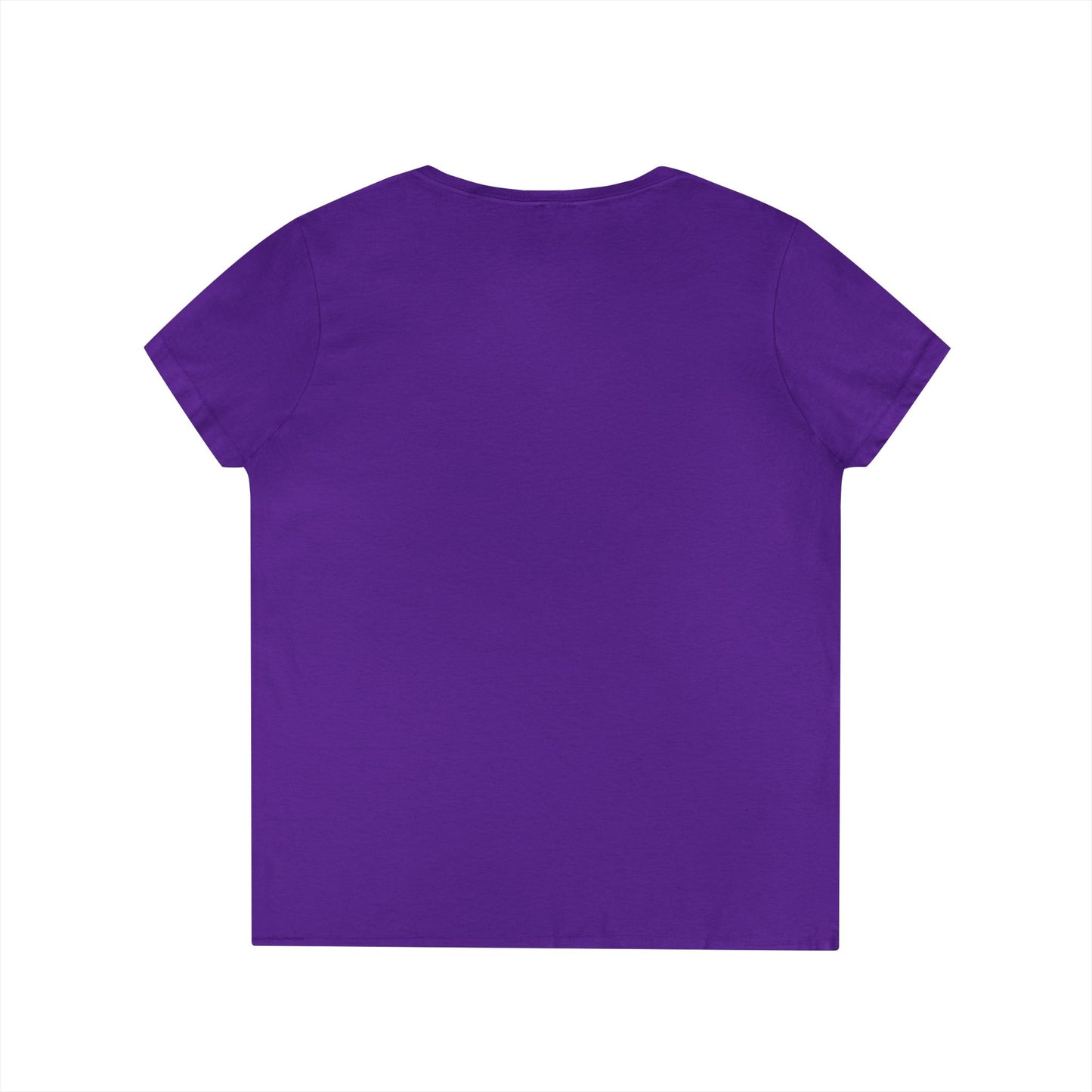 Purple t-shirt on a white background