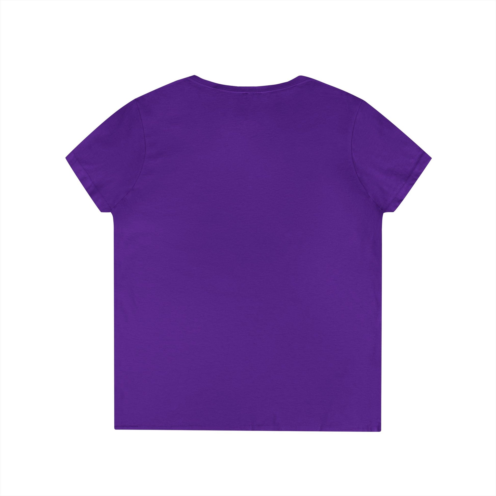 Purple t-shirt on a white background