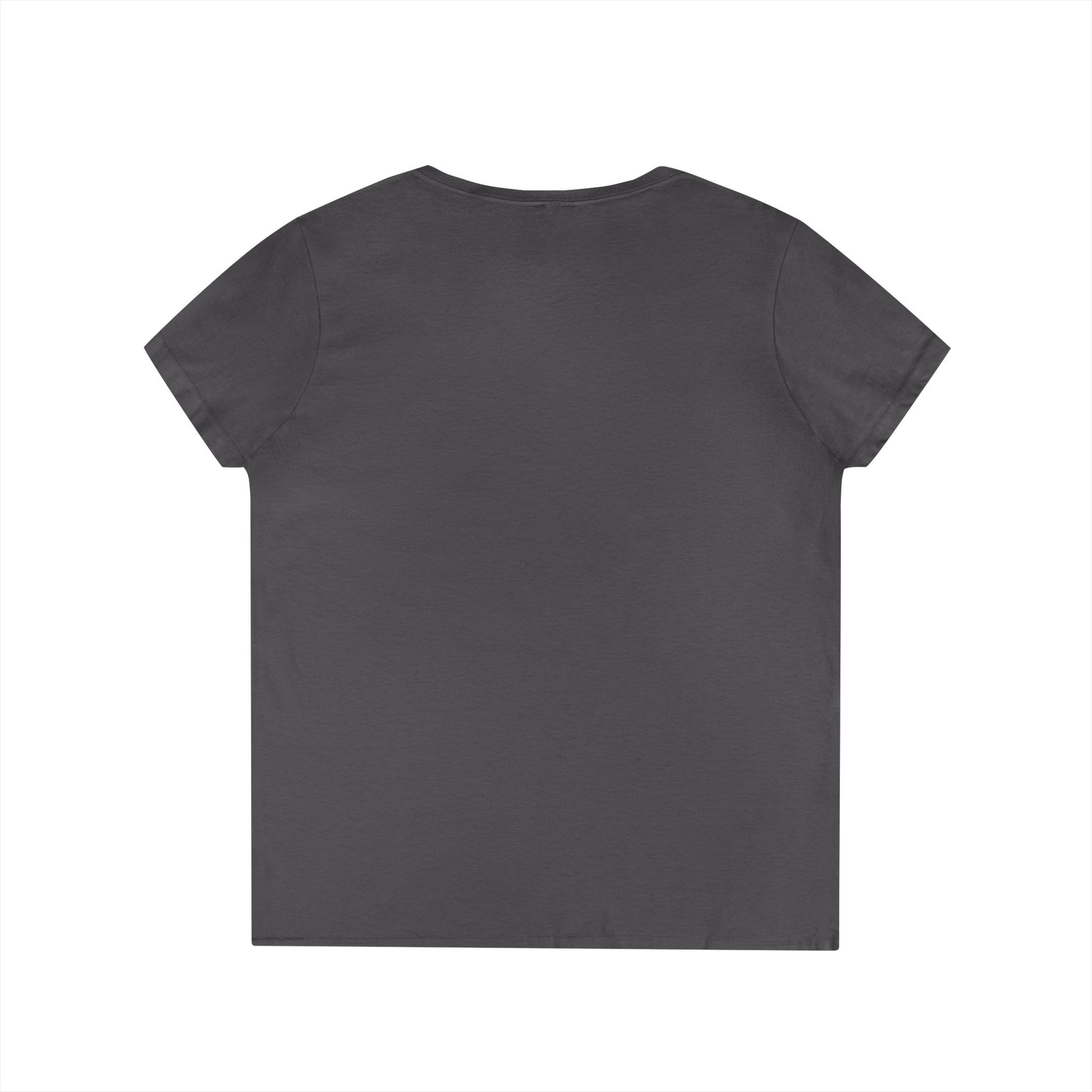 Plain black t-shirt on a white background