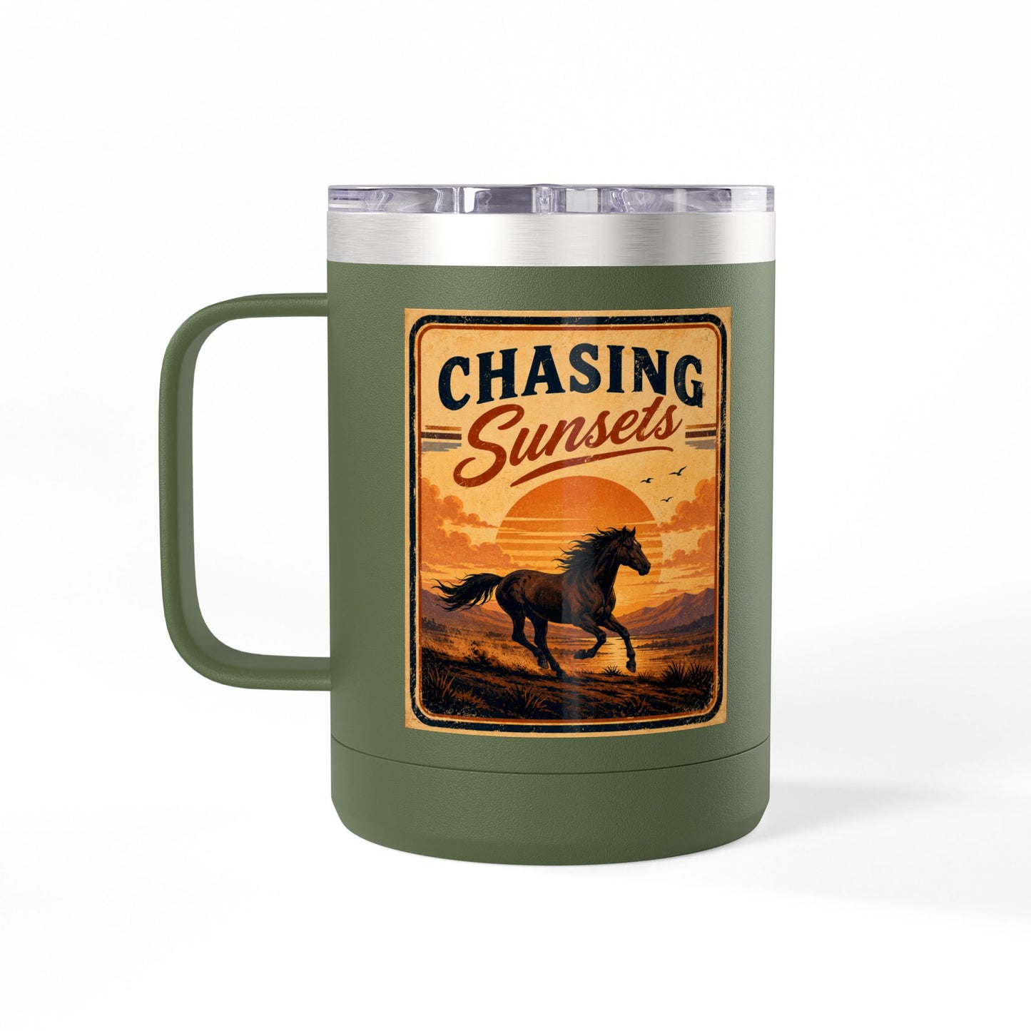 Chasing Sunsets 15oz Travel Mug