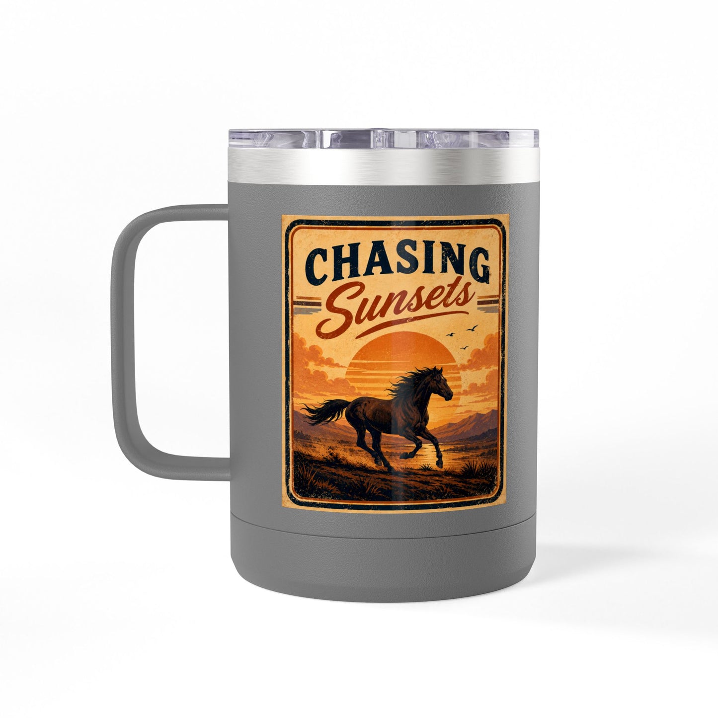 Chasing Sunsets 15oz Travel Mug