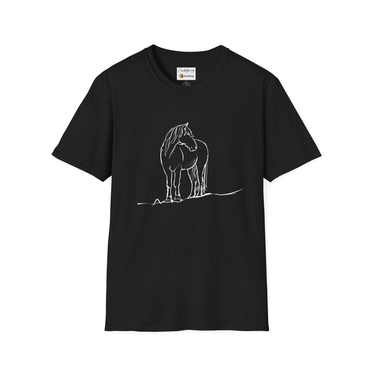 Hermi Icelandic horse t-shirt in dark chocolate
