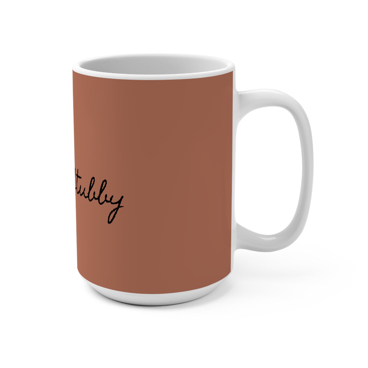Stubby Icelandic Yule Lad Christmas mug, side view